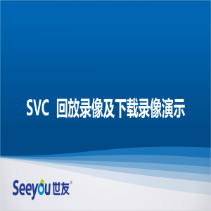 SVC回放錄像及下載錄像演示